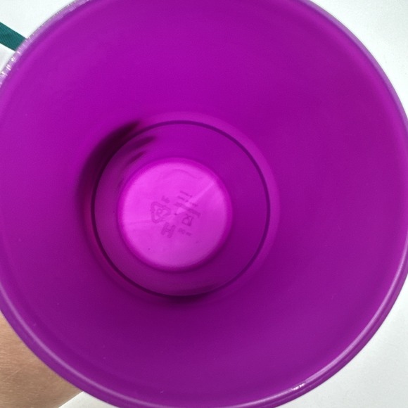 Vtg Tupperware #2414B-4 Thirst Quake 30oz Purple Drink Tumbler Lid Bag Holder - Picture 5 of 14